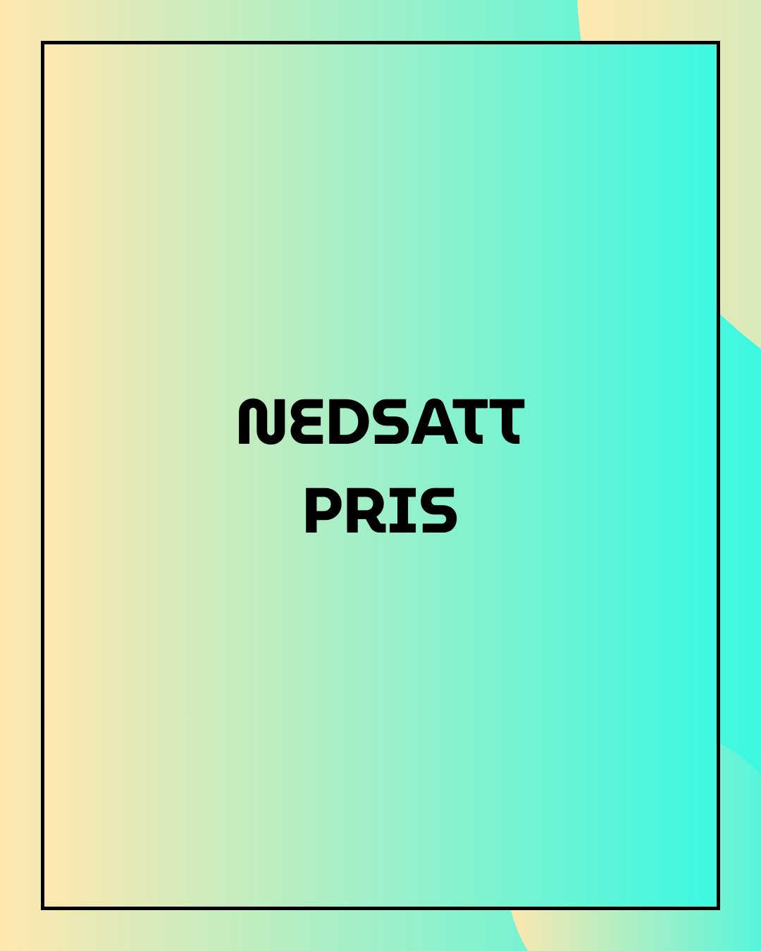 Nedsatt pris